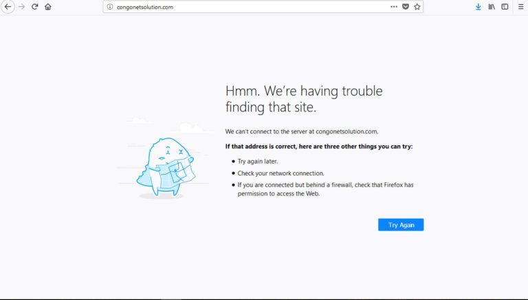 Non acces au Web ou la messagerie Internet ?